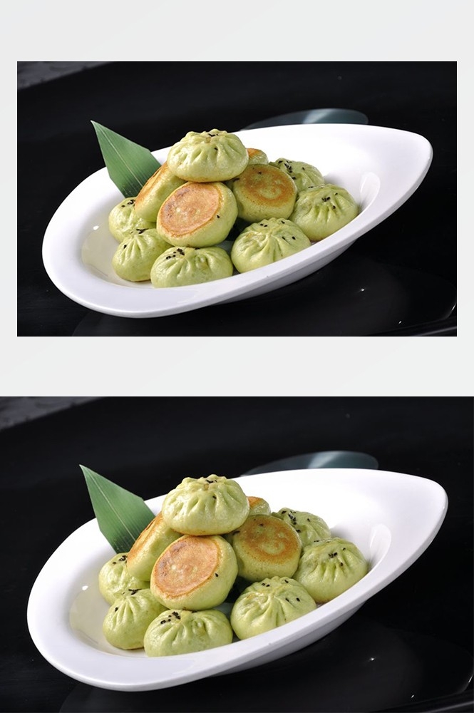 5高清美食菜品菜谱JPG图片生煎锅贴图库 (12)