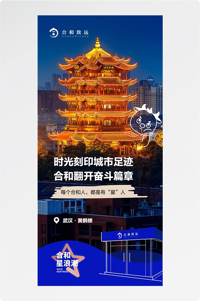 湖北武汉恩施长江三峡黄鹤楼樱花神农架旅游海报素材4