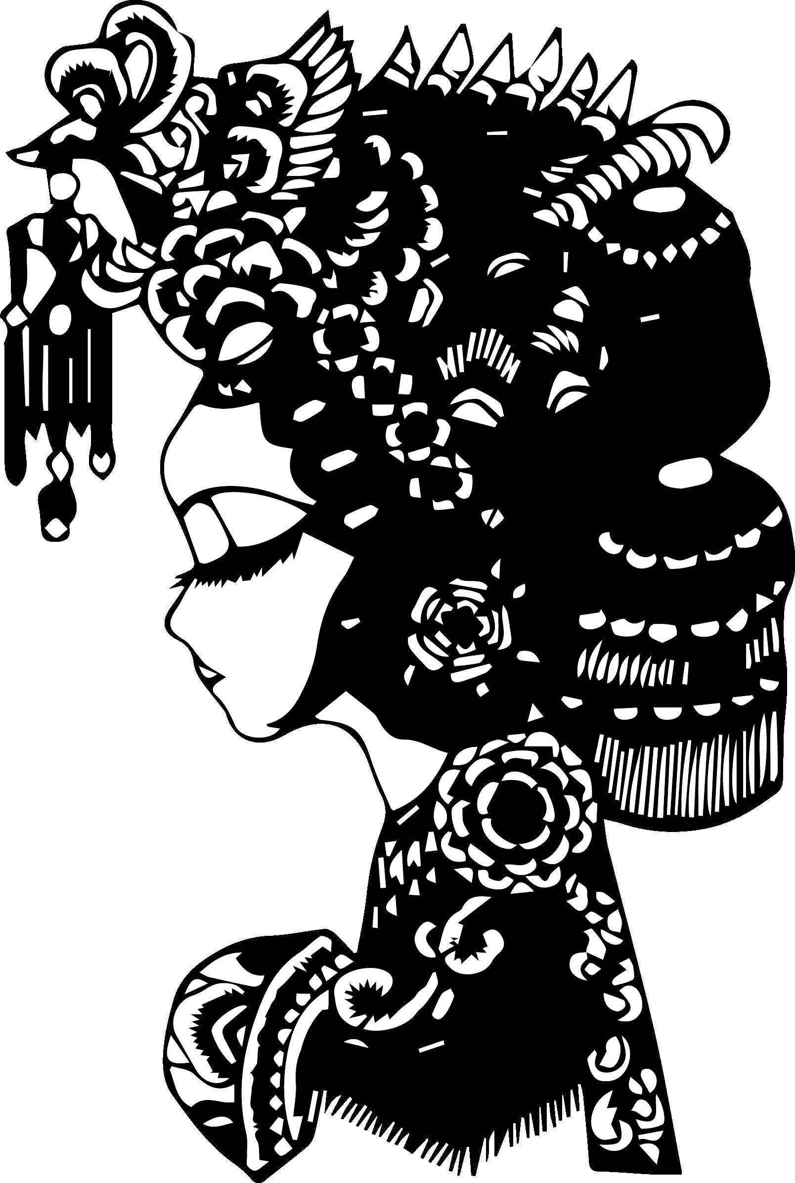 56个少数民族卡通人物服饰免抠元素插画55