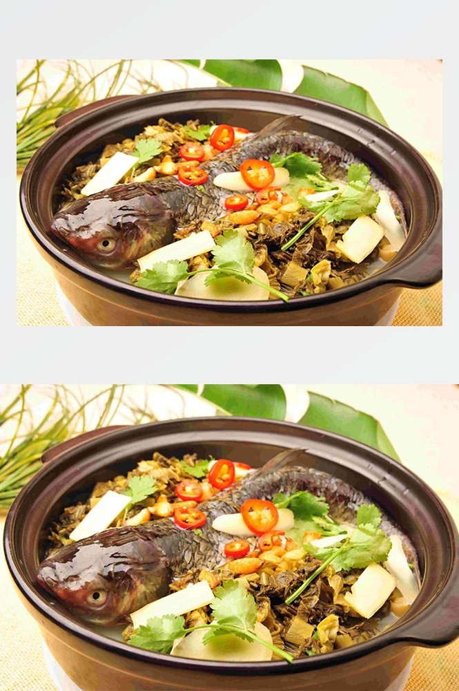 高清美食菜品菜谱JPG图片酸菜鱼摄影美工设计喷绘打印合成素材