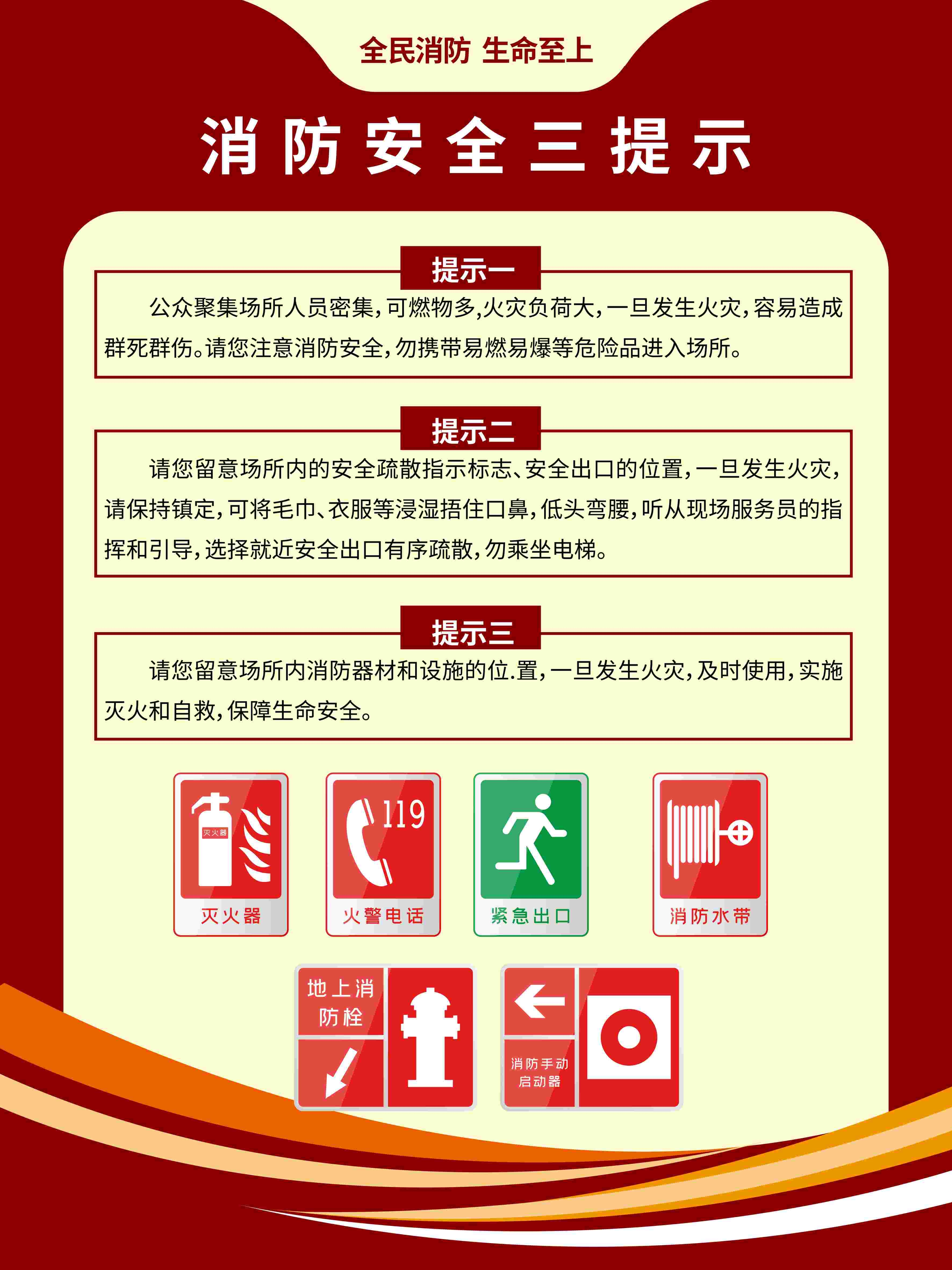 消防套图灭火十发法消防栓灭火器使用方法5