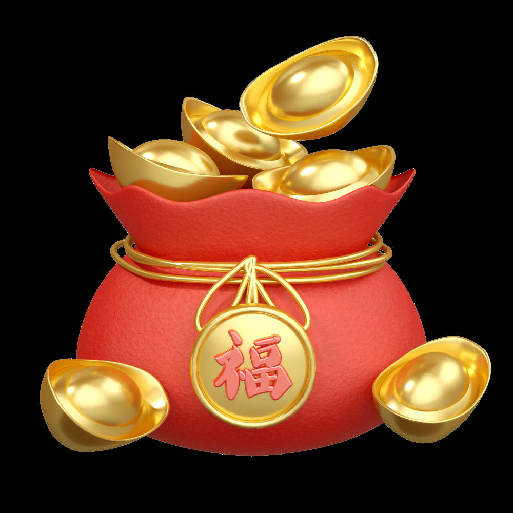 福袋钱袋插画图片装饰元素免抠素材72