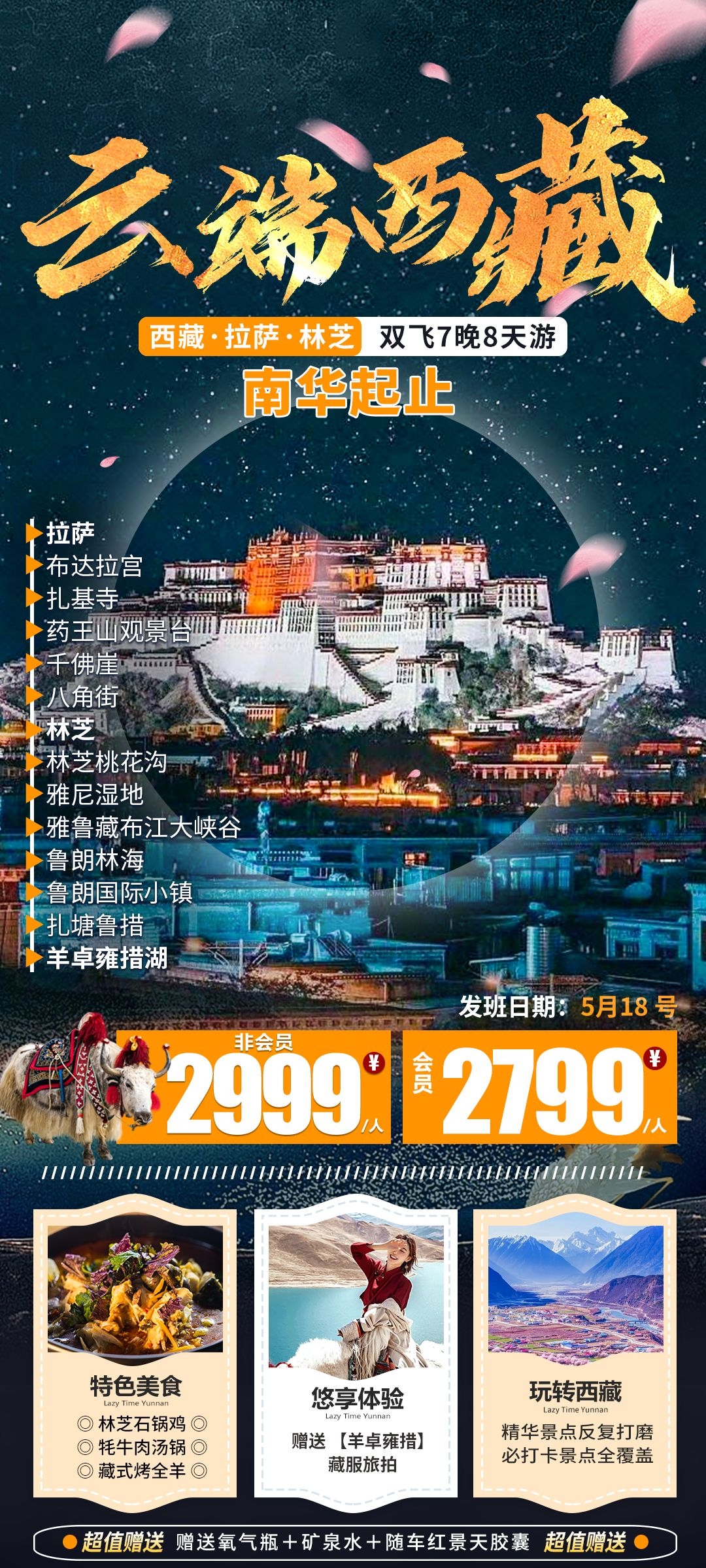 西藏拉萨布达拉宫川藏藏南灵芝日喀则海报易拉宝素材80