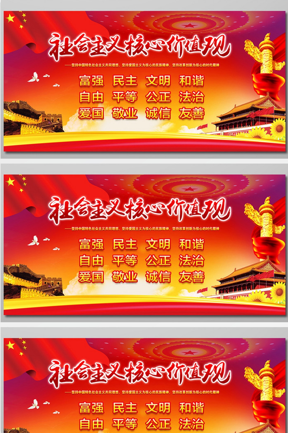培育弘扬社会主义核心价值观展板 (19)