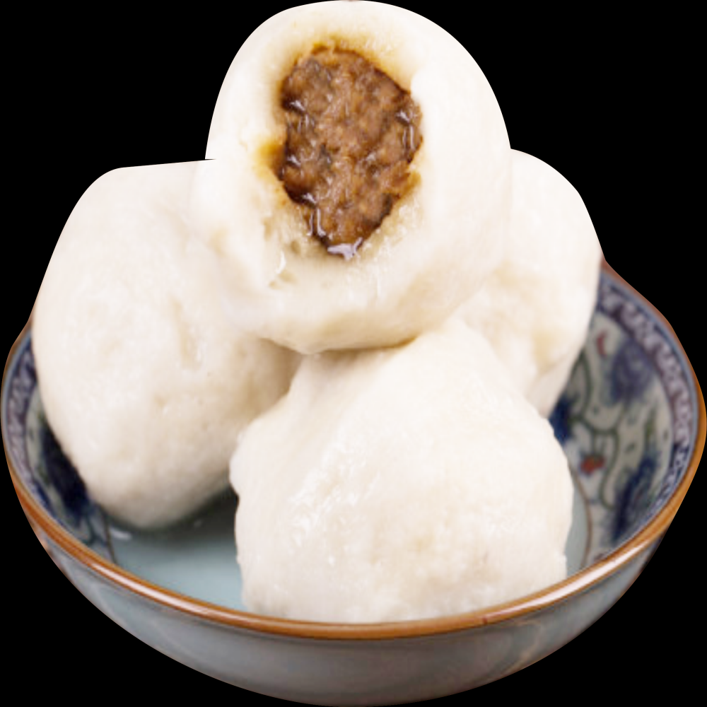 鱼肉丸子鱼丸图片元素透明背景免抠51