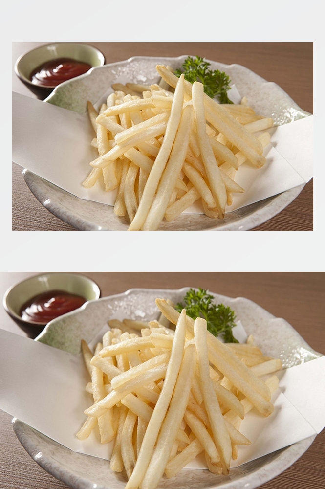 高清美食菜品菜谱JPG图片油炸薯条图库美工设计喷绘打印合成素材 (43)