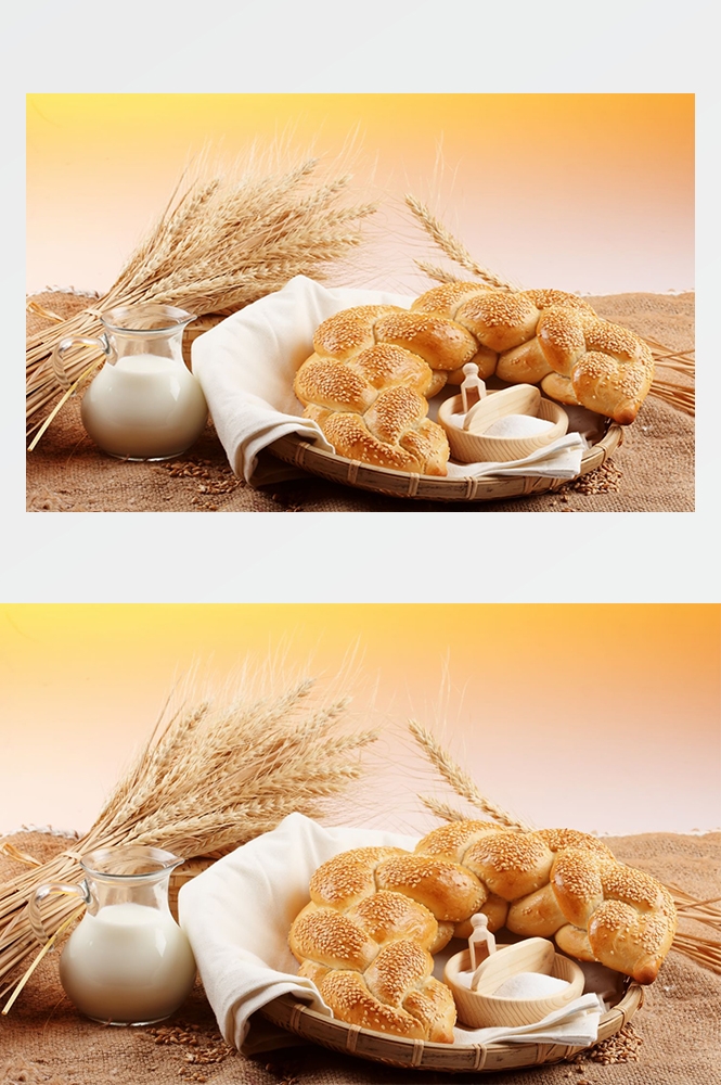 高清美食菜品菜谱JPG图片烤面包图库美工设计喷绘打印合成素材