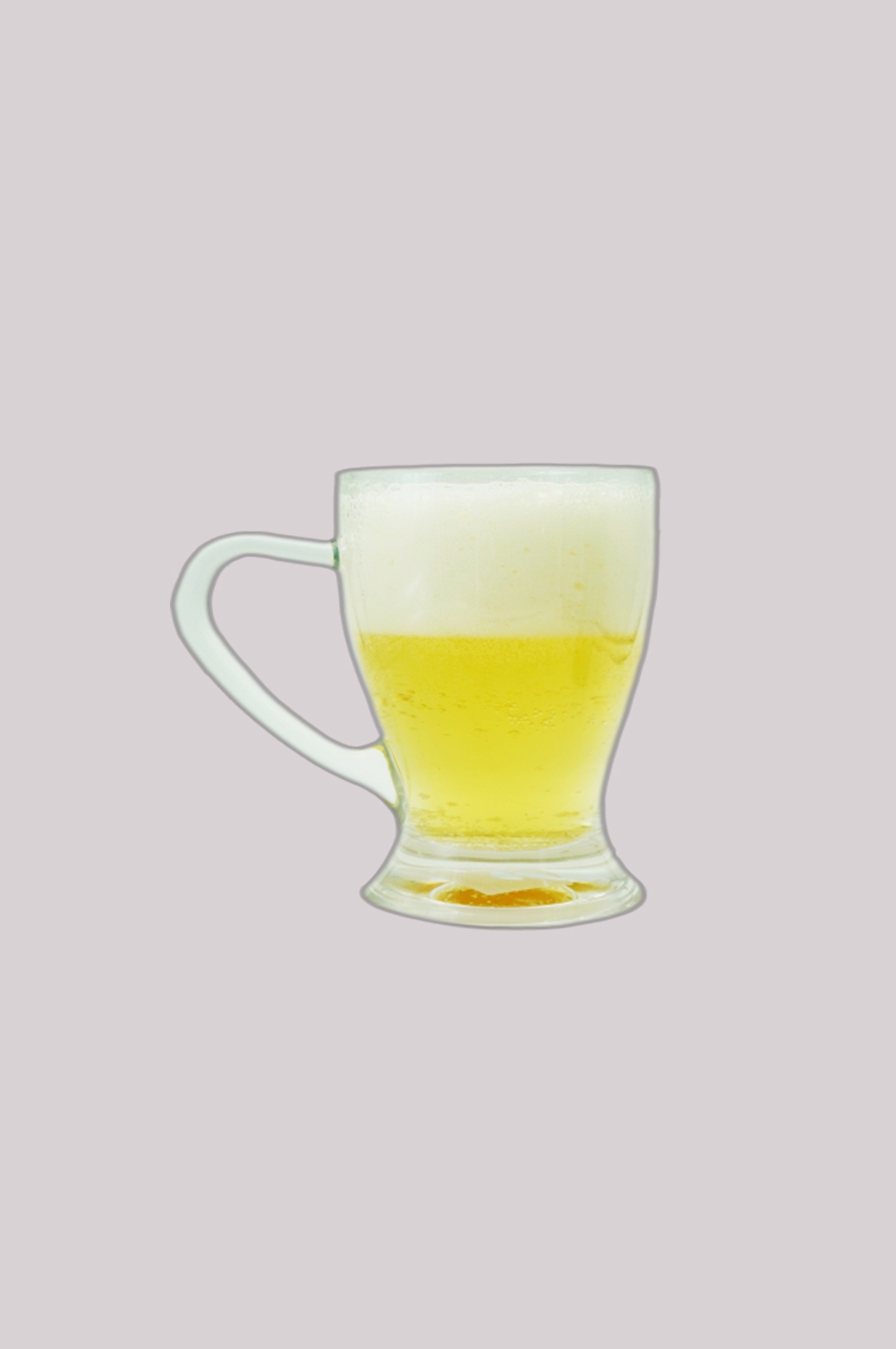 啤酒啤酒杯冒着泡沫效果图插画免抠素材元素86