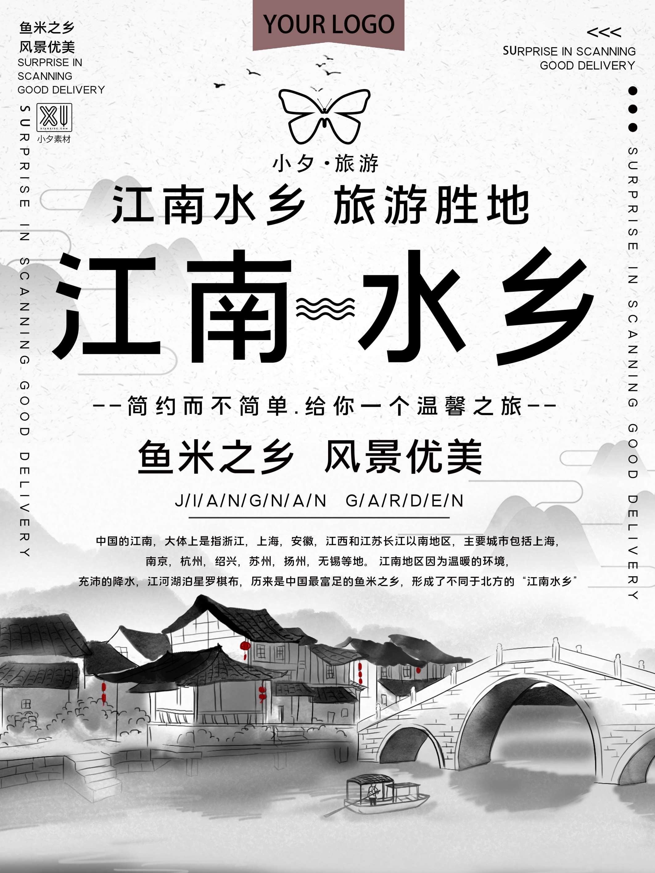 旅游海报新疆西藏云南海南三亚城市景点宣传素材123