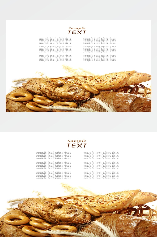 高清美食菜品菜谱JPG图片烤面包图库美工设计喷绘打印合成素材
