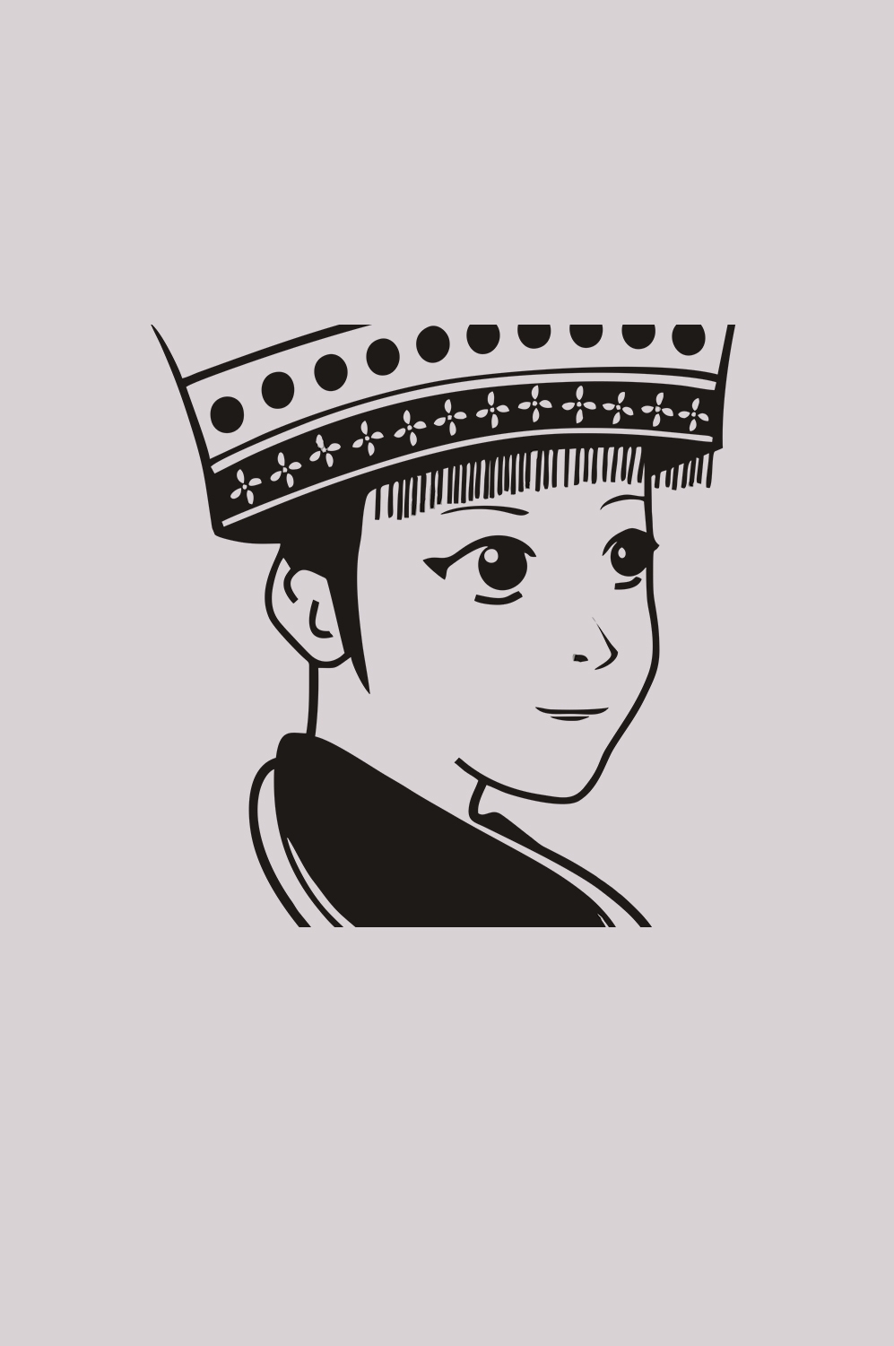56个少数民族卡通人物服饰免抠元素插画15