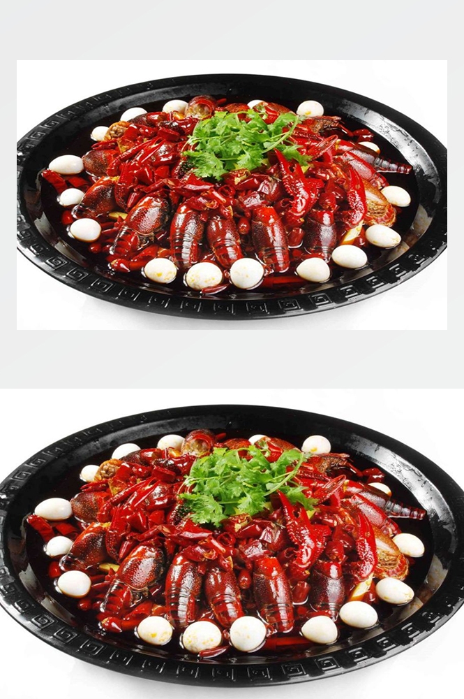 餐饮美食海报模板麻辣小龙虾香辣虾促销宣传广告素材 (77)