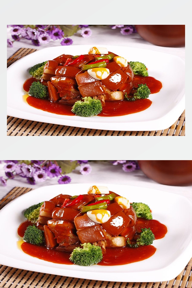 高清美食菜品菜谱JPG图片红烧肉 (44)
