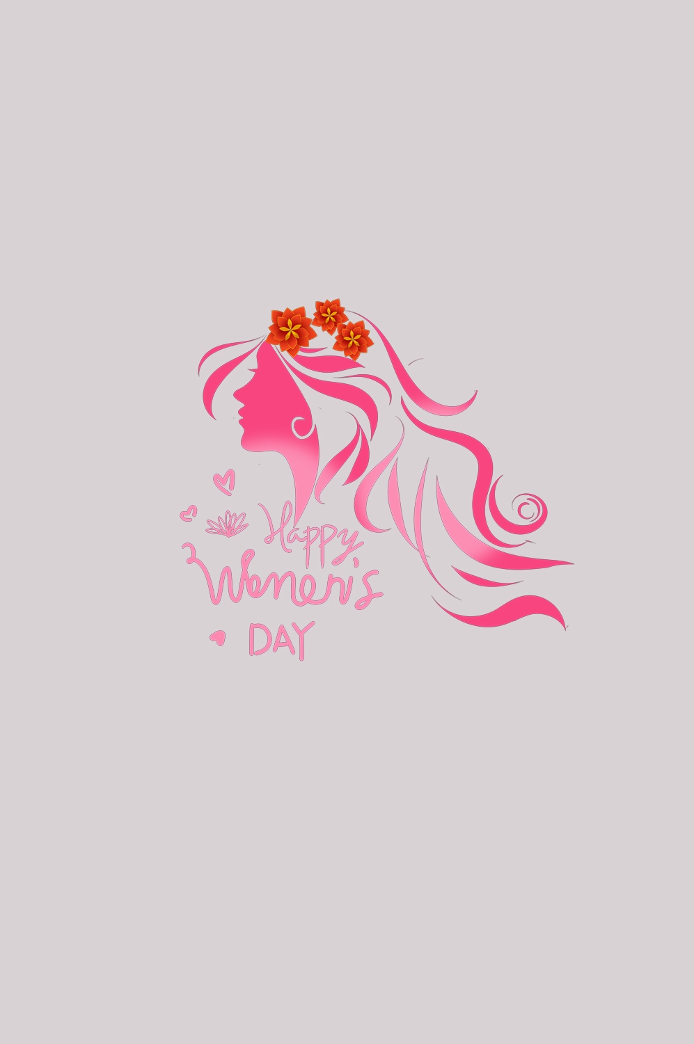 三八女王节女神节妇女节卡通人物主题插图透明背景免抠86