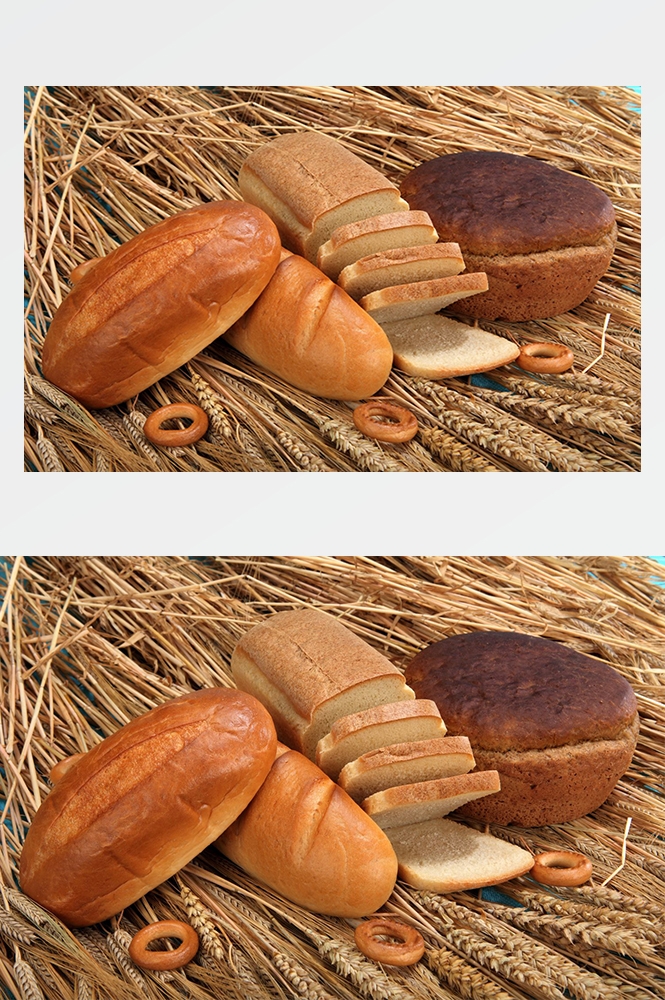 高清美食菜品菜谱JPG图片烤面包图库美工设计喷绘打印合成素材