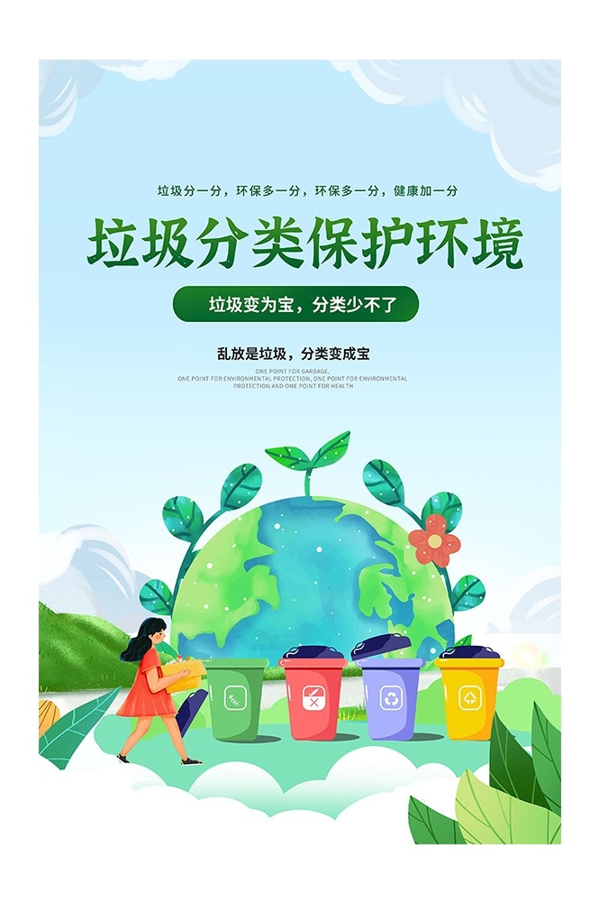 垃圾分类投放指南环保公益宣传素材14