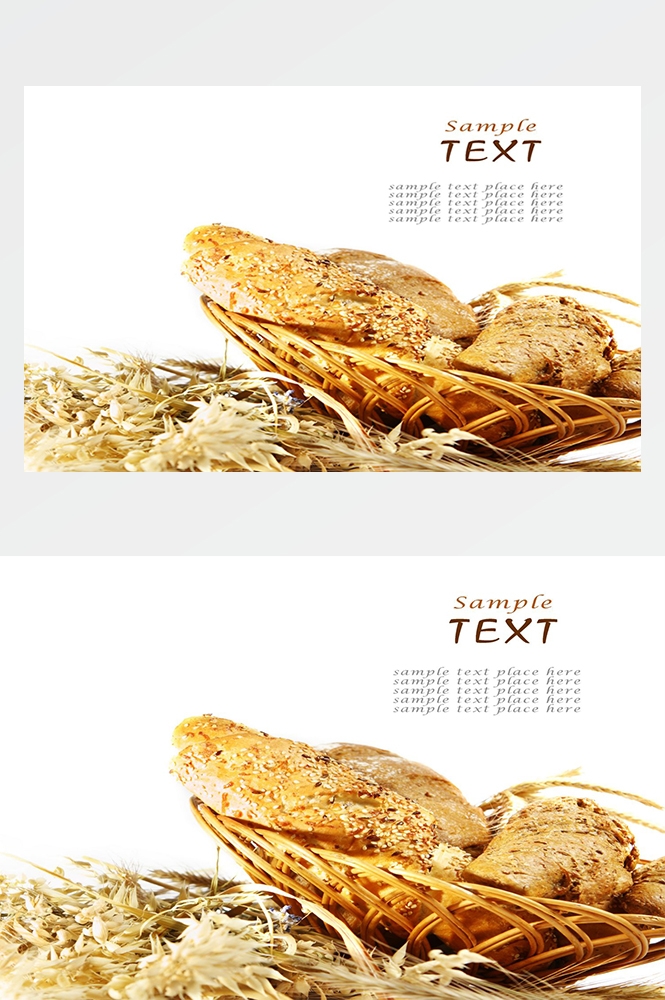 高清美食菜品菜谱JPG图片烤面包图库美工设计喷绘打印合成素材