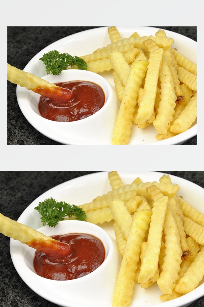 高清美食菜品菜谱JPG图片油炸薯条图库美工设计喷绘打印合成素材 (33)