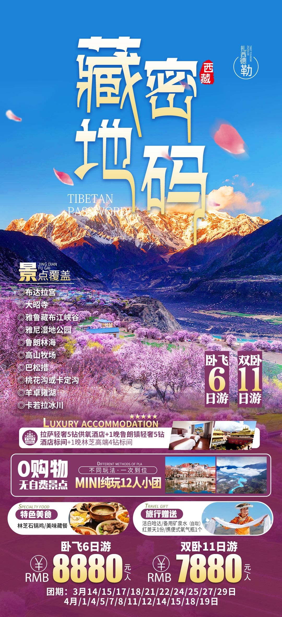 西藏拉萨布达拉宫川藏藏南灵芝日喀则海报易拉宝素材68