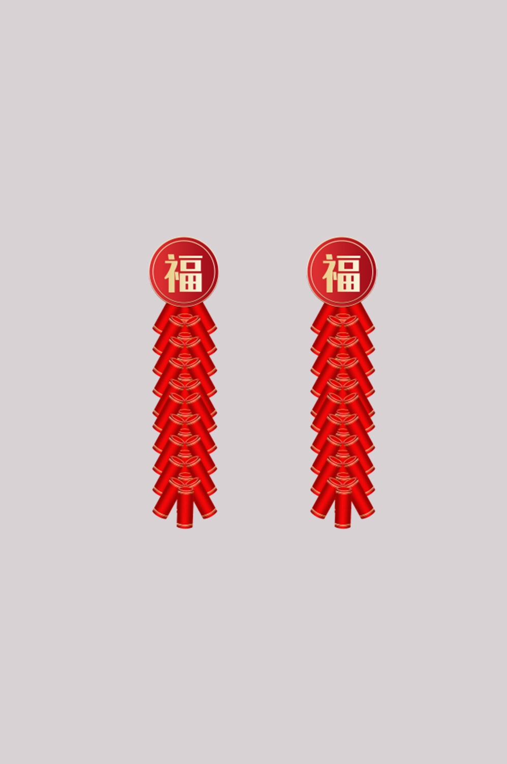 鞭炮图案立体爆竹图片素材png透明背景免抠图69