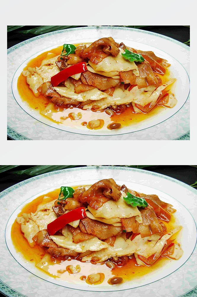 高清美食菜品菜谱回锅肉摄影美工设计喷绘打印合成素材