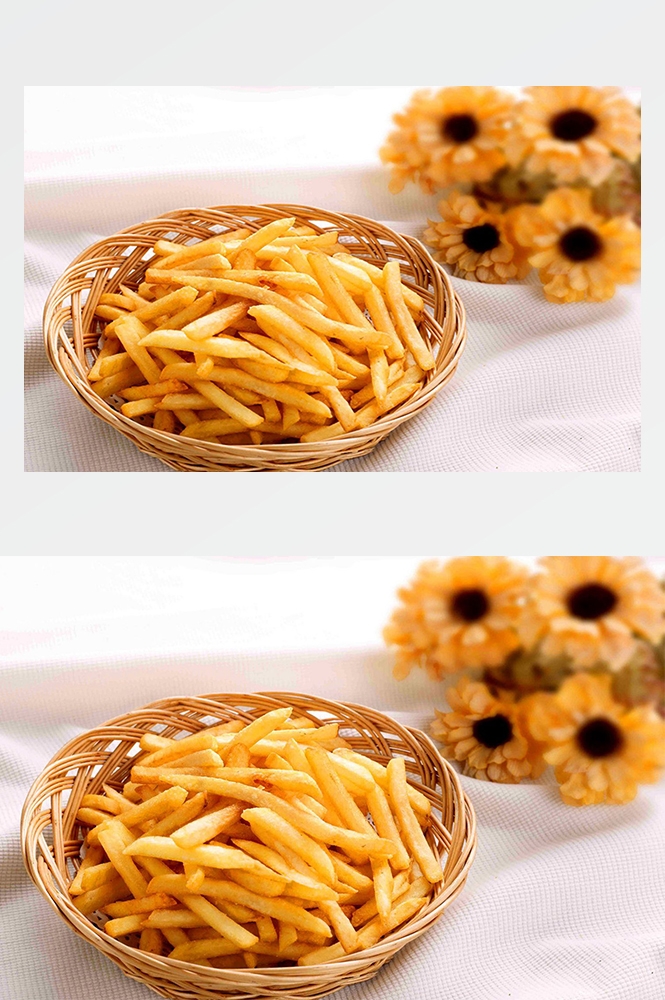 高清美食菜品菜谱JPG图片油炸薯条图库美工设计喷绘打印合成素材