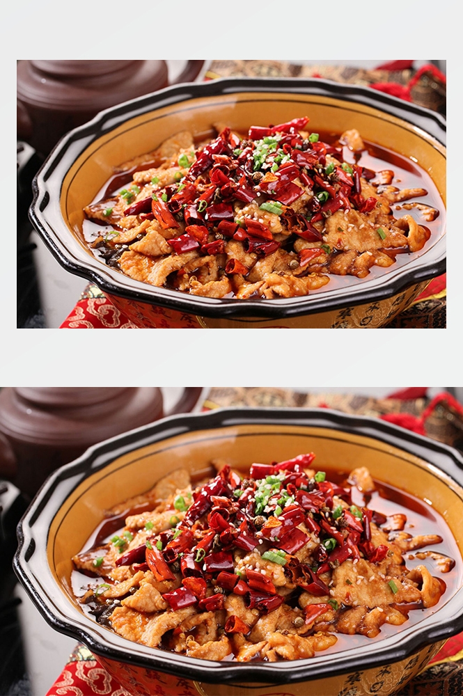 高清美食菜品菜谱JPG图片水煮肉片摄影美工设计喷绘打印合成素材
