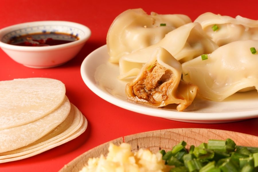 饺子图片饺子实拍摄影图海报banner设计背景素材1