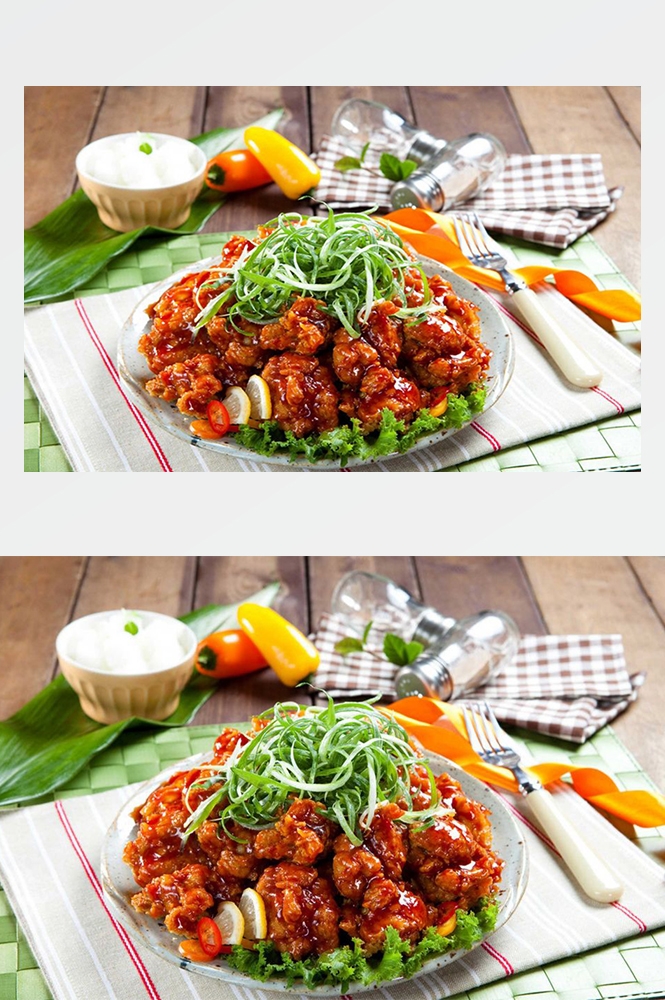 高清美食菜谱图片炸鸡腿鸡翅鸡块美工设计素材