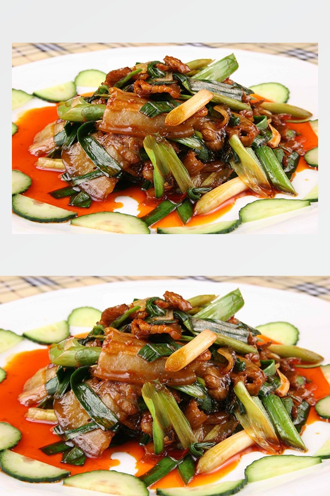 高清美食菜品菜谱回锅肉摄影美工设计喷绘打印合成素材
