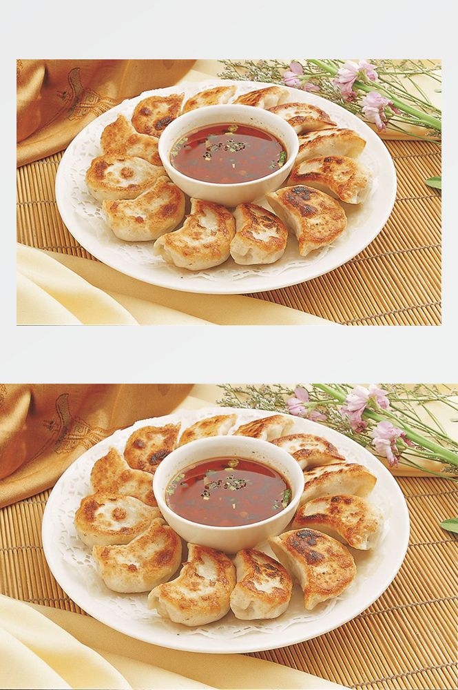 5高清美食菜品菜谱JPG图片生煎锅贴图库 (49)