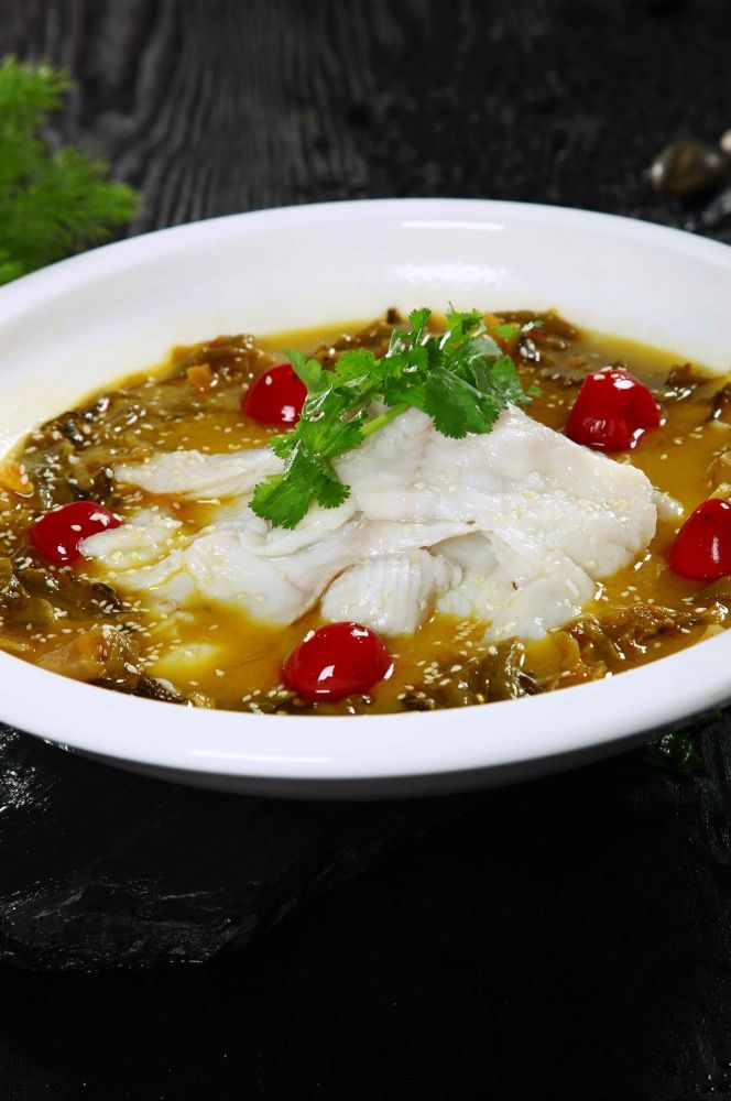 高清美食菜品菜谱酸菜鱼摄影美工设计喷绘打印合成素材 (10)
