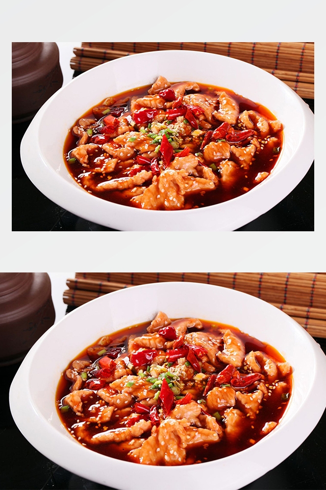 高清美食菜品菜谱JPG图片水煮肉片摄影美工设计喷绘打印合成素材