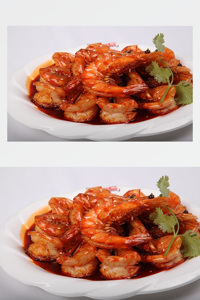高清美食菜品菜谱JPG图片香辣虾炒菜美工设计喷绘打印合成素材