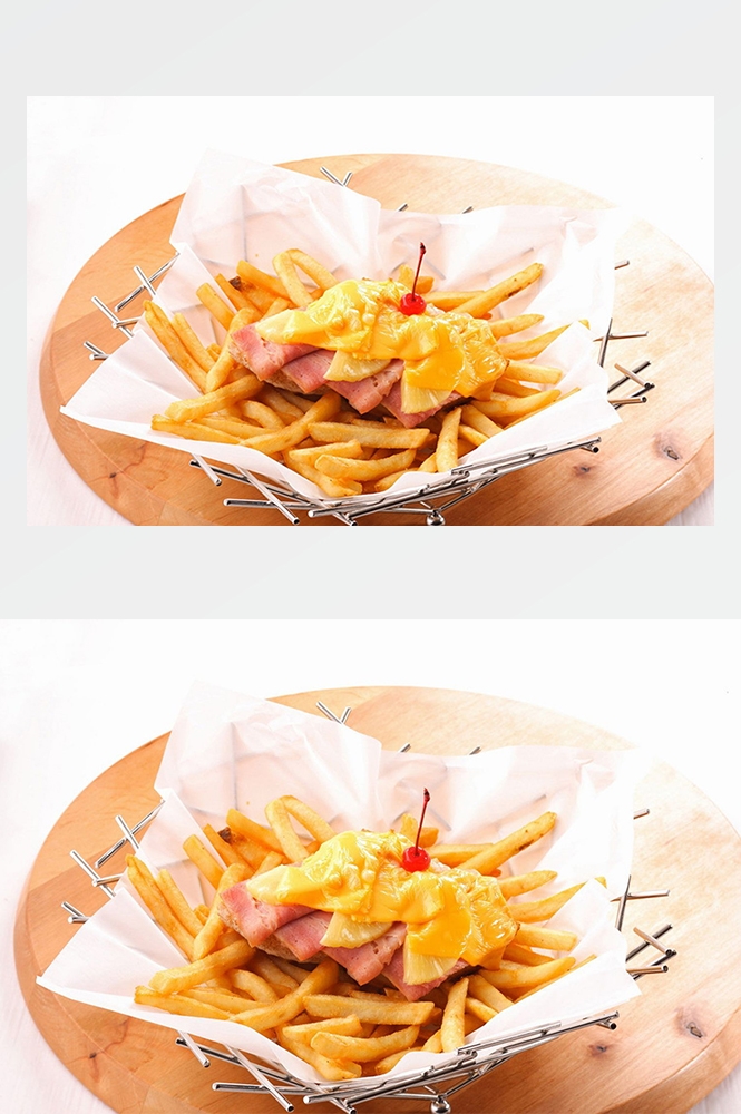 高清美食菜品菜谱JPG图片油炸薯条图库美工设计喷绘打印合成素材