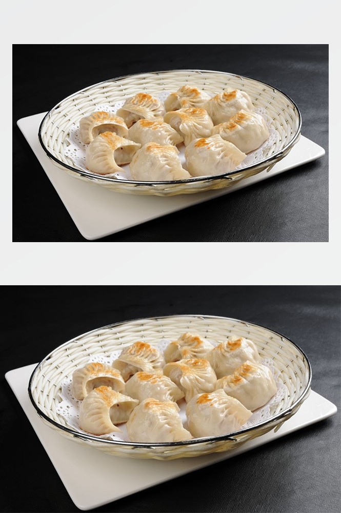 5高清美食菜品菜谱JPG图片生煎锅贴图库 (32)
