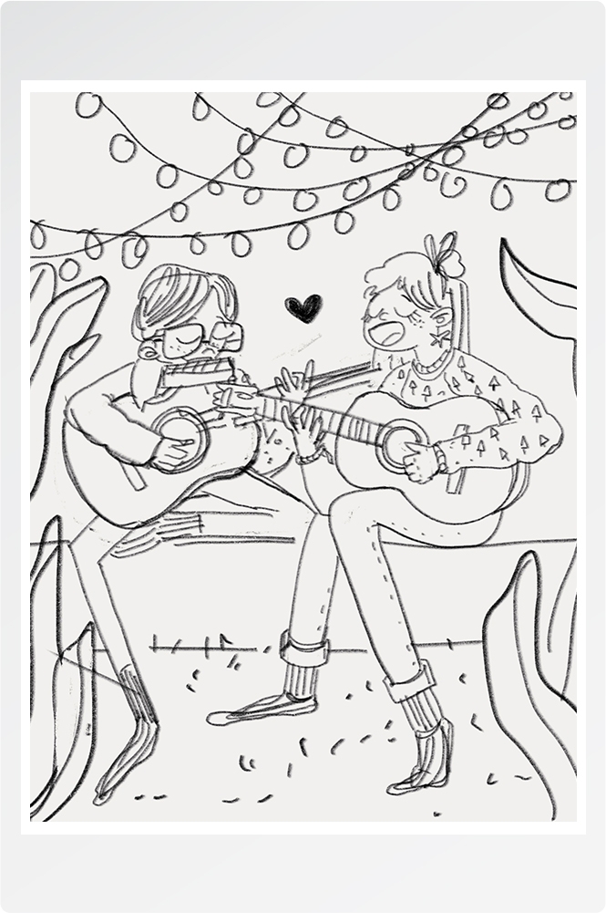 国外大师人物临摹绘画CG原画手绘背景插画jpg图片参考素材资47