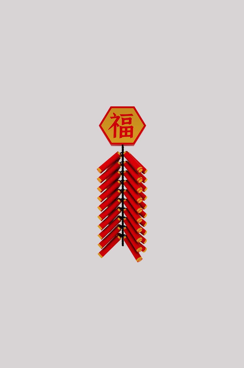 鞭炮图案立体爆竹图片素材png透明背景免抠图41