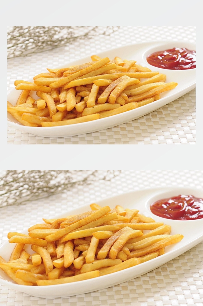 高清美食菜品菜谱JPG图片油炸薯条图库美工设计喷绘打印合成素材 (54)