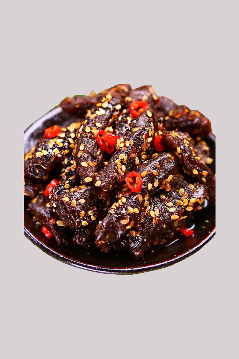 餐饮美食牛肉干牛肉粒插图素材免抠7