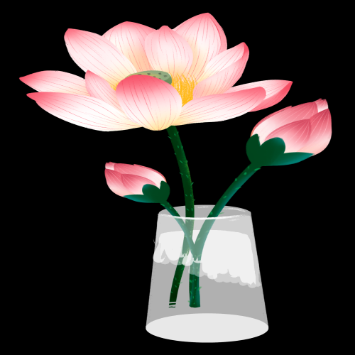 花瓶花艺装饰元素免抠素材14