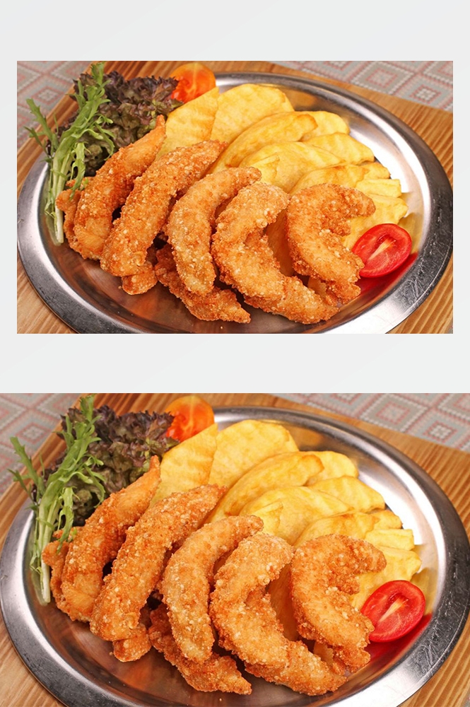 高清美食菜谱图片炸鸡腿鸡翅鸡块美工设计素材