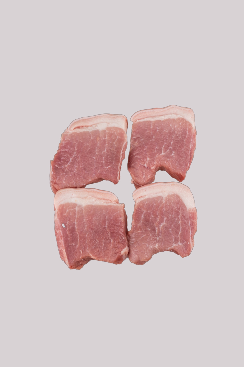 猪肉五花肉瘦肉排骨插画元素免抠素材23