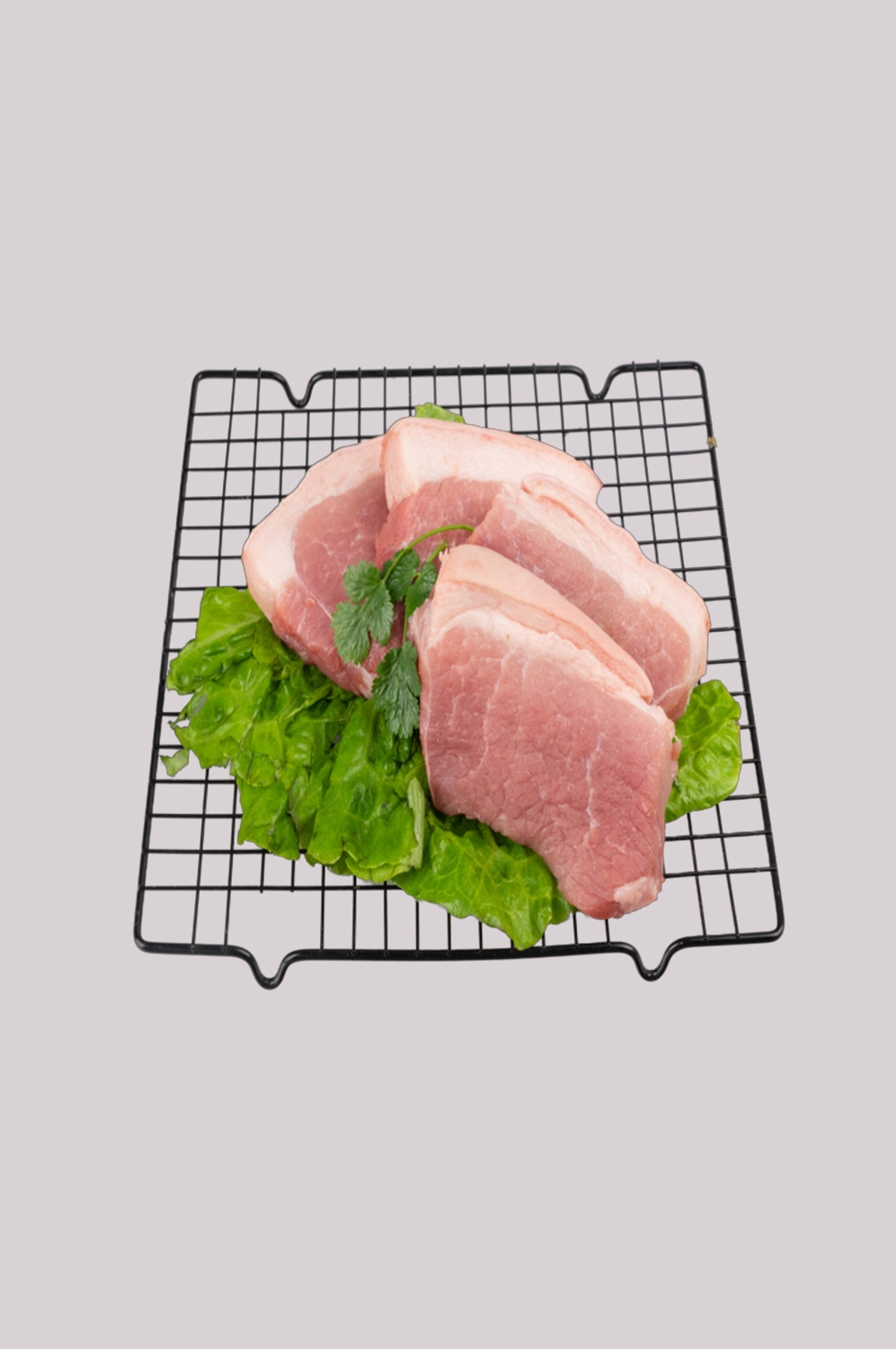 猪肉五花肉瘦肉排骨插画元素免抠素材17