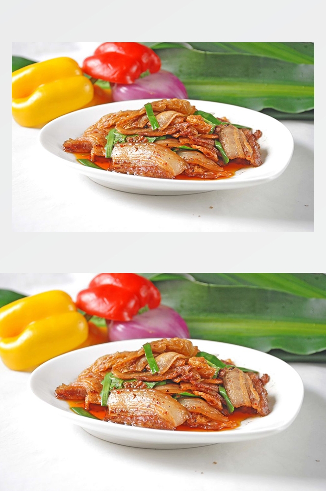 高清美食菜品菜谱回锅肉摄影美工设计喷绘打印合成素材