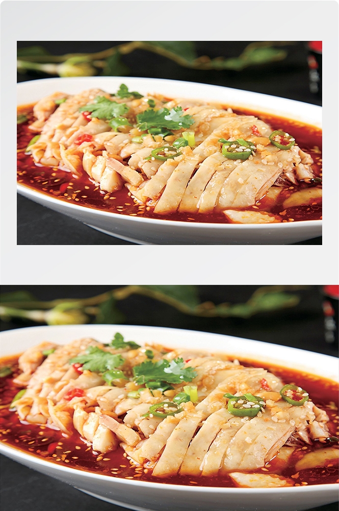 高清美食菜谱JPG图片白切鸡菜品摄影 (4)
