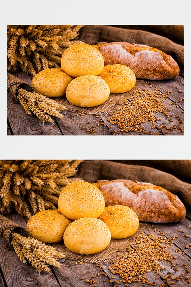 高清美食菜品菜谱JPG图片烤面包图库美工设计喷绘打印合成素材
