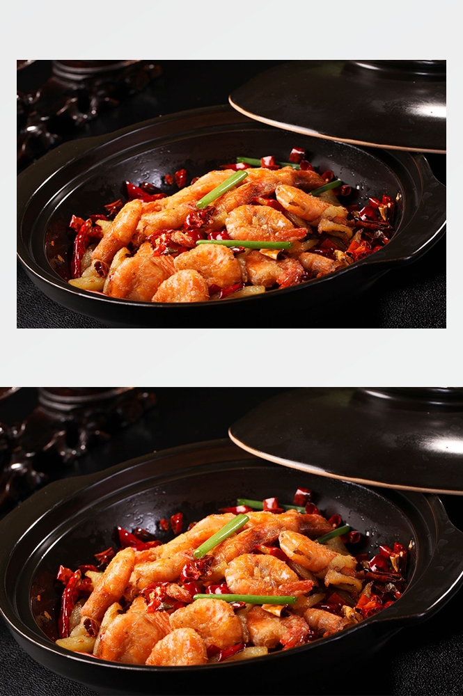 高清美食菜品菜谱JPG图片香辣虾炒菜美工设计喷绘打印合成素材
