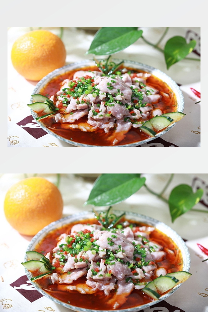 高清美食菜品菜谱JPG图片水煮肉片摄影美工设计喷绘打印合成素材  (1)