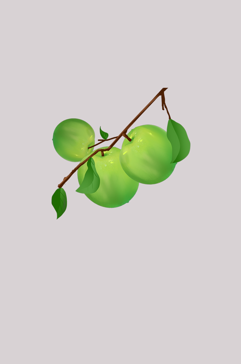 卡通手绘水果青梅图案素材图片装饰插画免抠71